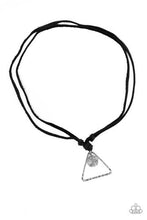 Load image into Gallery viewer, Terra Traverse - Black Leather Urban Necklace