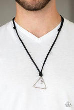 Load image into Gallery viewer, Terra Traverse - Black Leather Urban Necklace