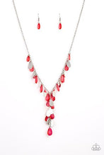 Cargar imagen en el visor de la galería, Sailboat Sunsets - Red Necklace
