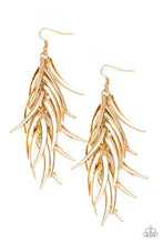 Load image into Gallery viewer, Tasseled Talons - Gold Earrings