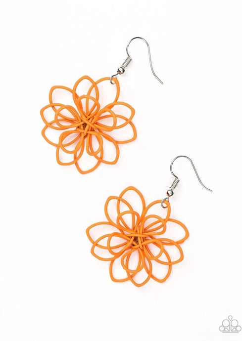 Springtime Serenity - Neon Orange Earrings (more colors)