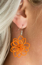 Load image into Gallery viewer, Springtime Serenity - Neon Orange Earrings (more colors)