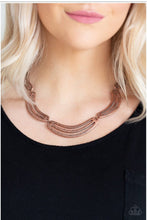 Cargar imagen en el visor de la galería, Palms Springs Pharaoh - Copper Necklace