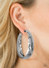 Cargar imagen en el visor de la galería, Gypsy Goals - Silver Hoop Earrings (more colors)