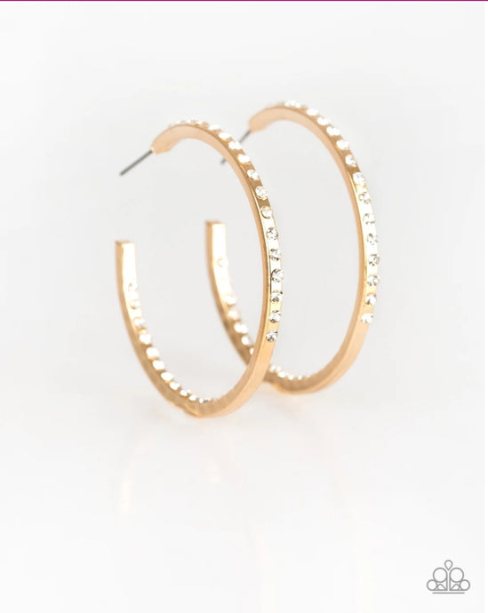 Comin' Into Money - Gold Hoop Earrings (more colors)