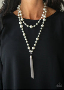 Social Hour - White Necklace (more colors)