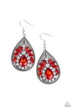 Cargar imagen en el visor de la galería, Candlelight Sparkle - Red Earrings