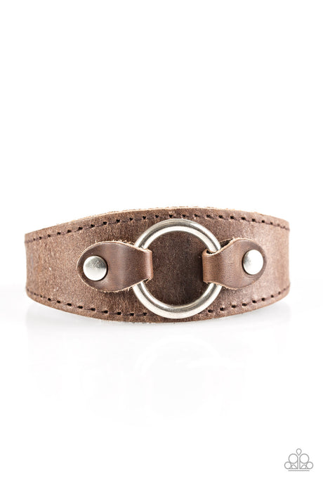 Western Wrangler - Brown Bracelet