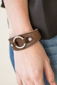 Western Wrangler - Brown Bracelet