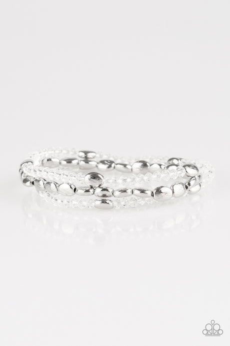 Hello Beautiful - White Bracelet