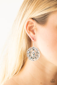 Choose To Sparkle - Green Earrings