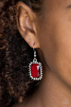 Load image into Gallery viewer, Downtown Dapper - Red Earrings