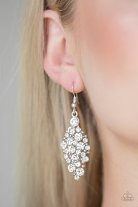 Cosmically Chic - White Earrings