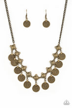 Cargar imagen en el visor de la galería, Walk The Plank - Brass Necklace