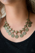 Cargar imagen en el visor de la galería, Walk The Plank - Brass Necklace