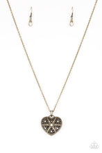 Load image into Gallery viewer, Casanova Charm - Brass Necklace