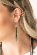 Load image into Gallery viewer, Colorful Calamity - Green Earrings