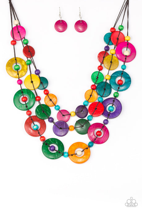 Catalina Coastin - Multi-Colored Necklace