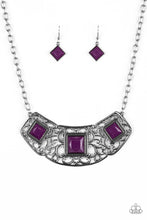 Cargar imagen en el visor de la galería, Feeling Inde-PENDANT - Purple Necklace