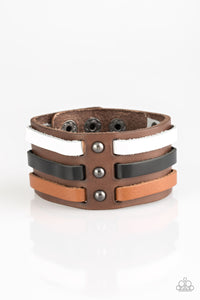 Grizzly Ground - Brown Urban Bracelet