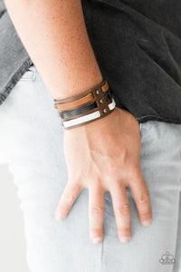 Grizzly Ground - Brown Urban Bracelet