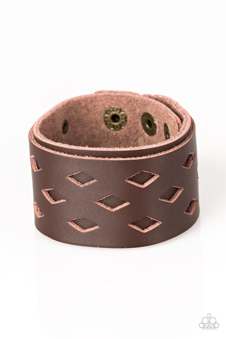 Bucking Bronco - Brown Urban Bracelet