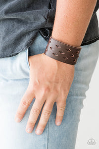 Bucking Bronco - Brown Urban Bracelet