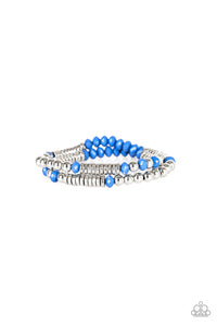 Downright Dressy - Blue Bracelet