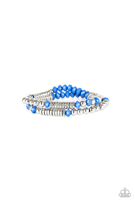 Downright Dressy - Blue Bracelet