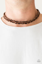 Cargar imagen en el visor de la galería, Track Tracker - Brown Necklace