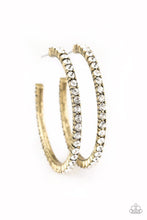 Cargar imagen en el visor de la galería, Must Be The Money - Brass Hoop Earrings