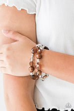 Load image into Gallery viewer, Downtown Dazzle - Brown Bracelet