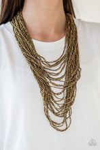 Load image into Gallery viewer, Dauntless Dazzle - Brass Necklace