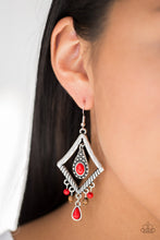 Load image into Gallery viewer, Southern Sunsets - Red Earrings