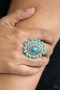 Mesa Mandala - Blue Earrings