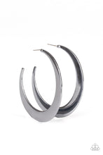 Load image into Gallery viewer, Moon Beam - Black Earrings