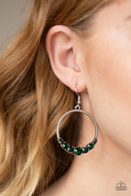 Load image into Gallery viewer, Self-Made Millionaire - Green Earrings