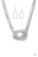 Cargar imagen en el visor de la galería, Knotted Knockout - Silver Necklace