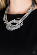 Cargar imagen en el visor de la galería, Knotted Knockout - Silver Necklace