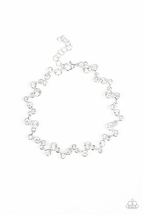 Starlit Stunner - White Bracelet