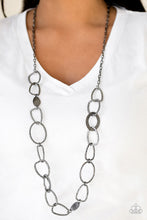 Cargar imagen en el visor de la galería, Metro Nouveau - Black Necklace