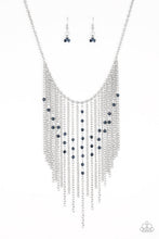 Cargar imagen en el visor de la galería, First Class Fringe - Blue Necklace