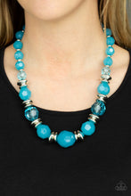 Load image into Gallery viewer, Dine and Dash - Blue Necklace