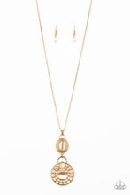 Cargar imagen en el visor de la galería, Hook, VINE, and Sinker - Gold Necklace