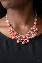 Cargar imagen en el visor de la galería, Seaside Soiree - Orange Necklace