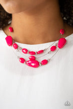 Cargar imagen en el visor de la galería, Radiant Reflections - Pink Necklace