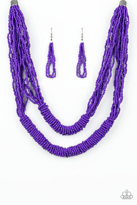 Right As RAINFOREST - Purple Necklace