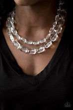 Cargar imagen en el visor de la galería, Ice Bank - White Necklace