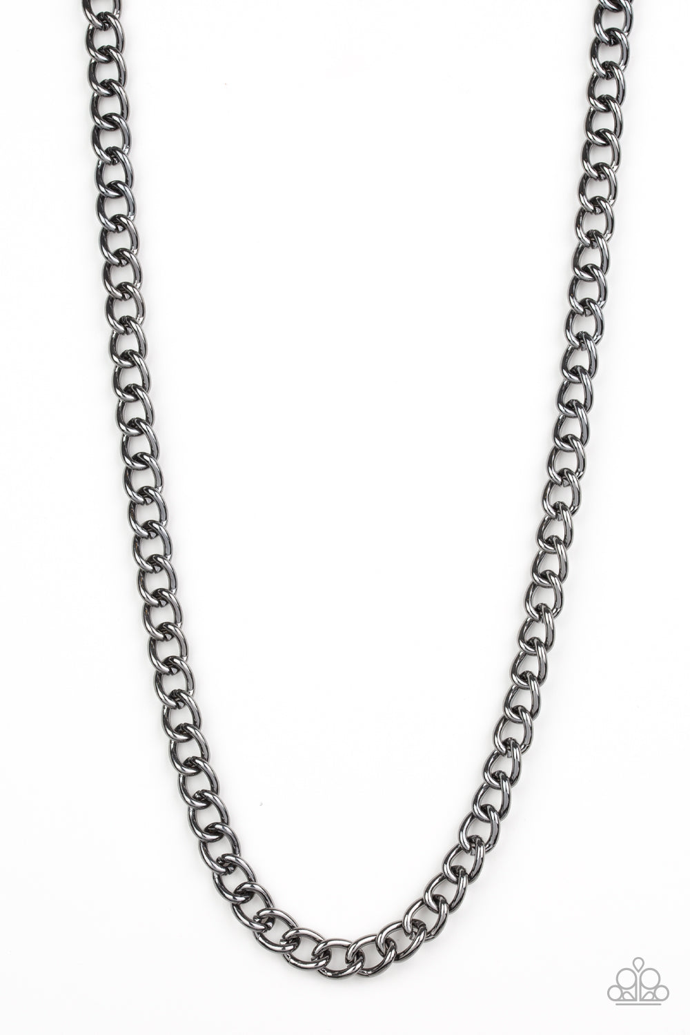 Full Court - Black Chain Necklace