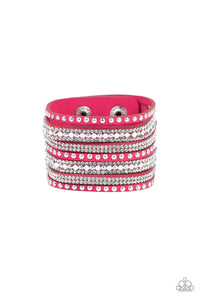 All Hustle and Hairspray - Pink Bracelet